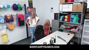 تشغيل Bodycavitysearch - شقراء جبهة تحرير مورو الإسلامية زوجة مع كبير الثدي زهر العسل وشقراء ابنة نيكي الخوخ الثلاثي مع ضابط