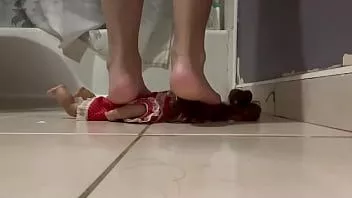 Play Welp back to another video less stomping on the doll and just playing around with it