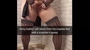 play Esposa vagabunda em cosplay mostrando sua bucetinha peluda com cremes traidores por dentro! - legendas instantâneas do corno